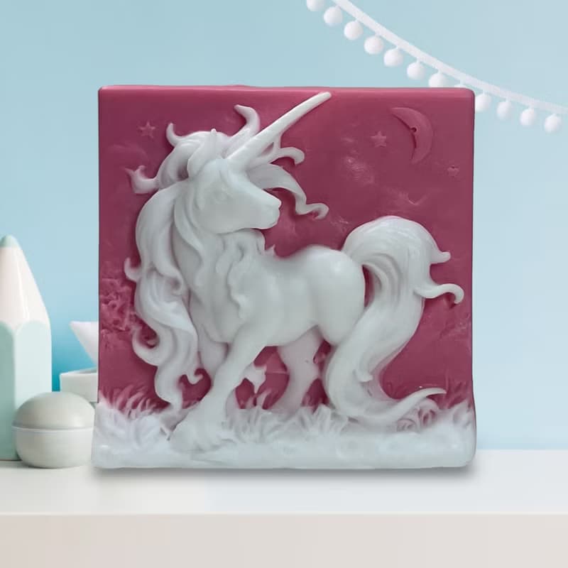 快速出貨 藝術香氛皂 獨角獸 精油香氛 手工皂 設計精美 造型獨特