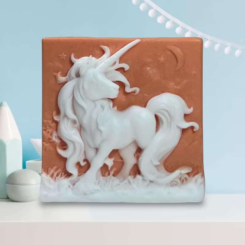 快速出貨 藝術香氛皂 獨角獸 精油香氛 手工皂 設計精美 造型獨特