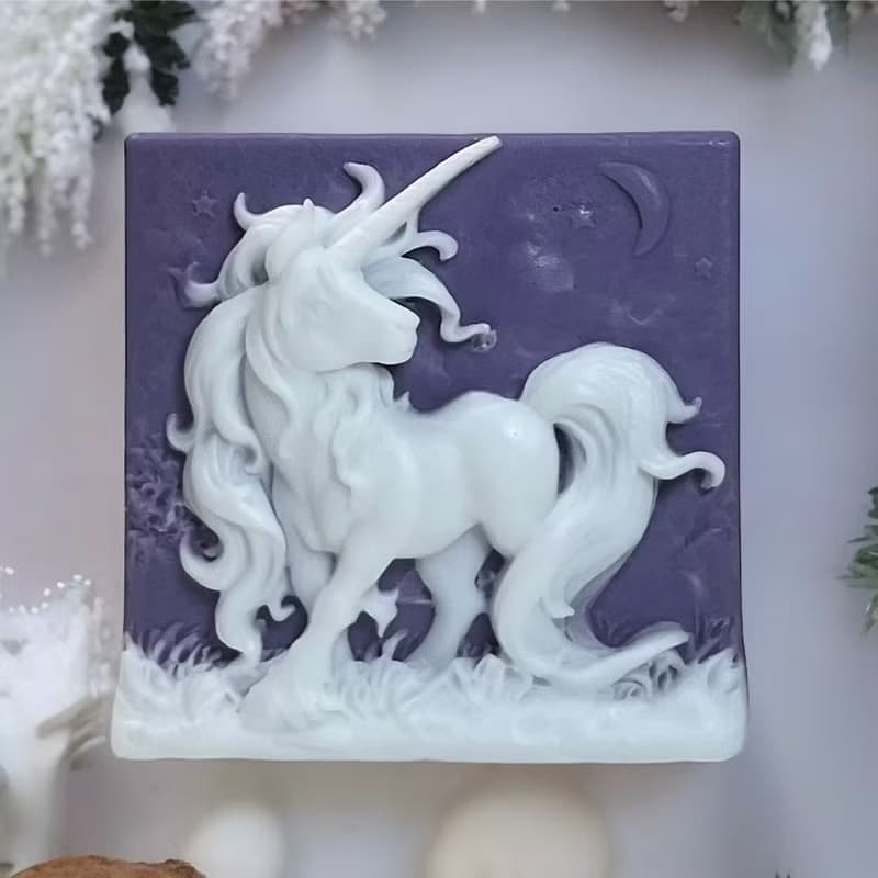 快速出貨 藝術香氛皂 獨角獸 精油香氛 手工皂 設計精美 造型獨特