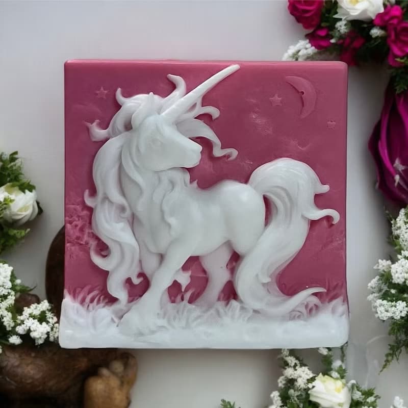 快速出貨 藝術香氛皂 獨角獸 精油香氛 手工皂 設計精美 造型獨特