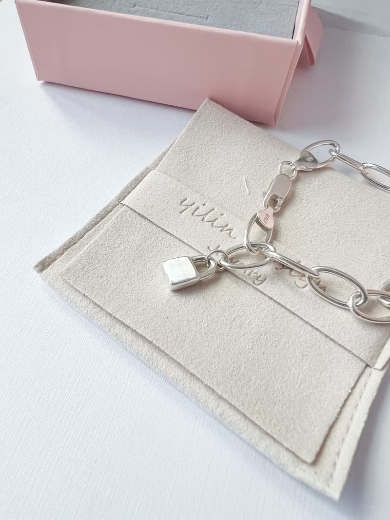 個性款大推-S925純銀手鍊 -l o v e 鎖頭