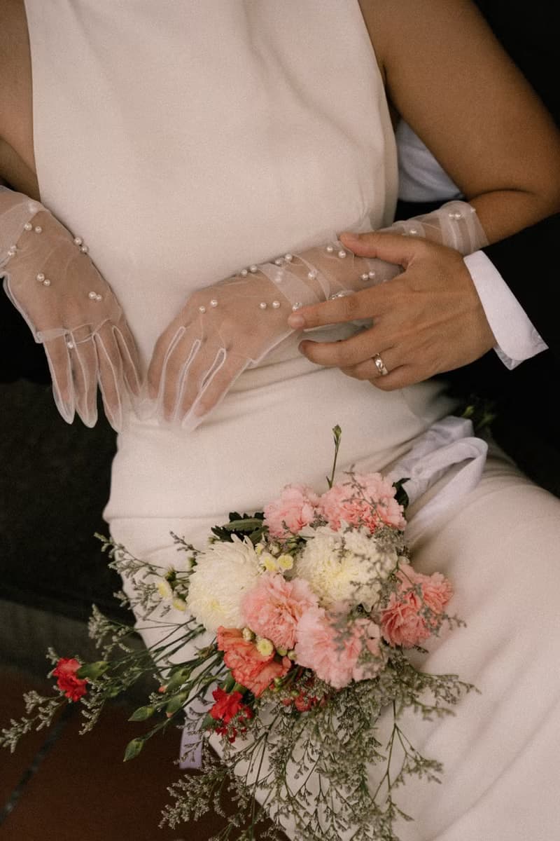 Dreamy Pearl Bridal Gloves by Klara Love