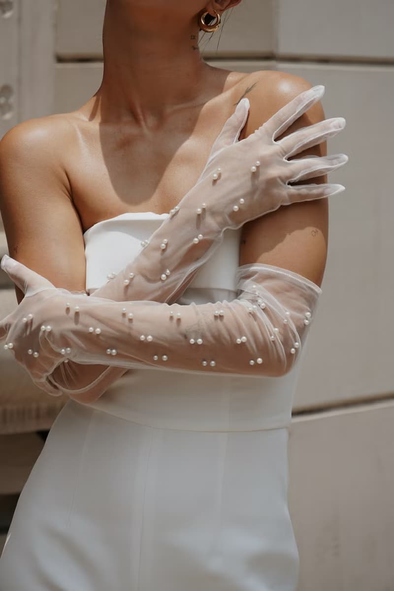 Dreamy Pearl Bridal Gloves by Klara Love