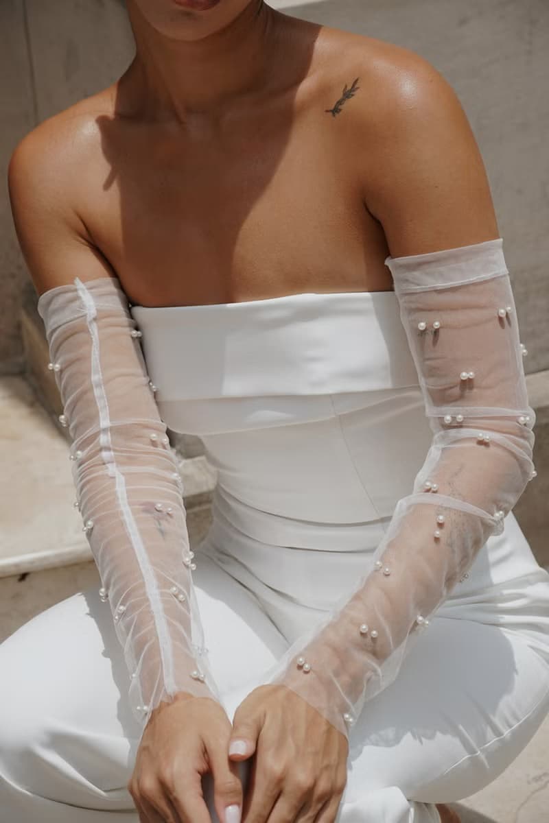 Dreamy Pearl Bridal Gloves by Klara Love