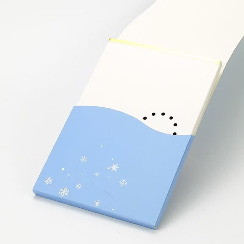 封套式錄音卡片-雪花晶彩(冰雪藍)-驚喜禮物 生日 情人節 聖誕節