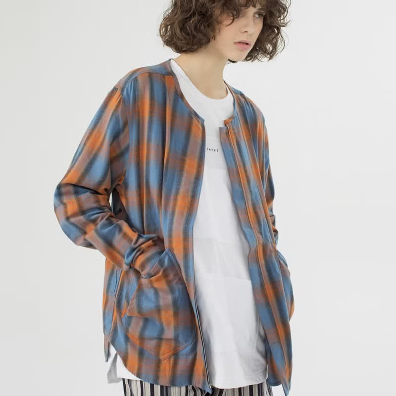 (絕版特惠)Collarless Shirt Jacket長袖圓領襯衫夾克 山系戶外