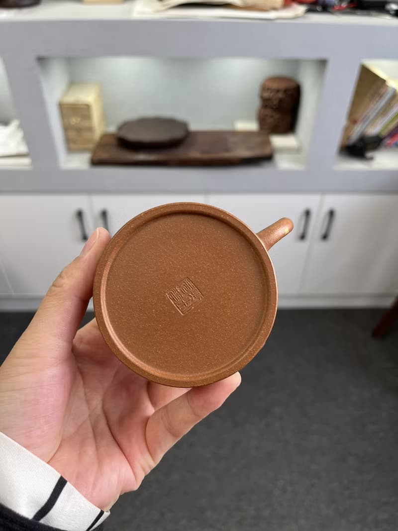 送禮紫砂壺茶壺小汉铎 撒金 祥瑞 现货实拍 原矿优质降坡料 水色