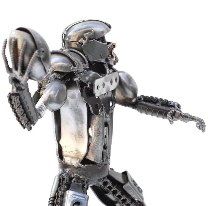 American Football Player SCRAP METAL, Cool gift for him, Cool Birthday Gift