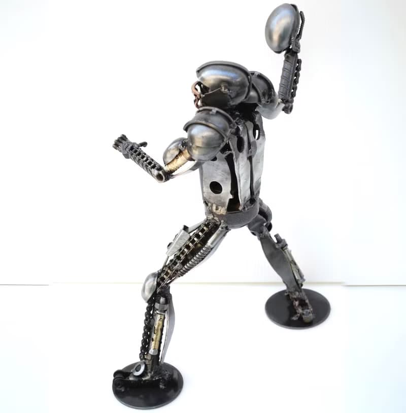 American Football Player SCRAP METAL, Cool gift for him, Cool Birthday Gift
