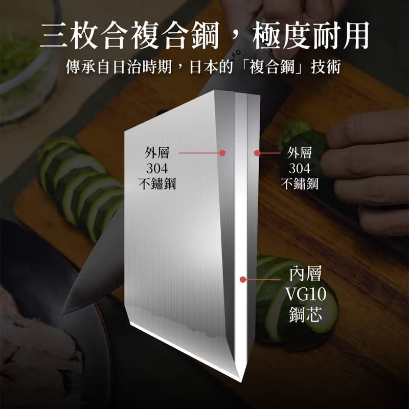 葉添-匠緻系列 主廚刀【304特仕版】