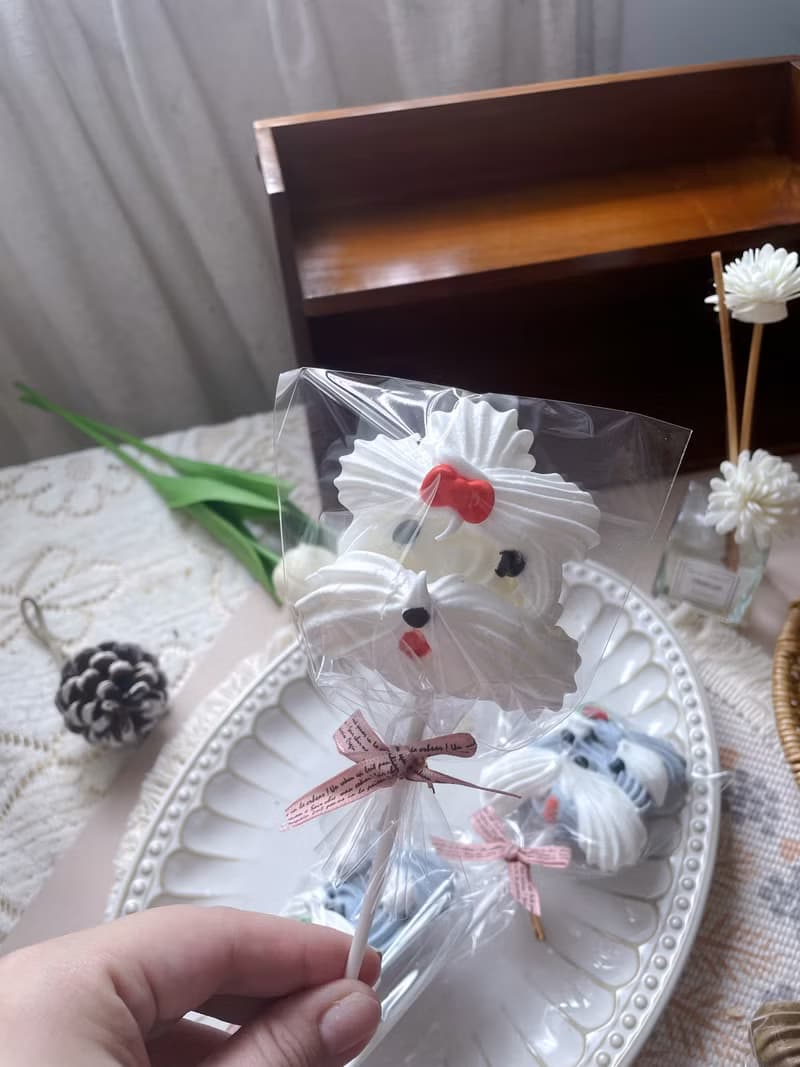 狗狗馬林糖 瑪爾濟斯 貴賓 雪納瑞 棒棒糖 婚禮小物 100入