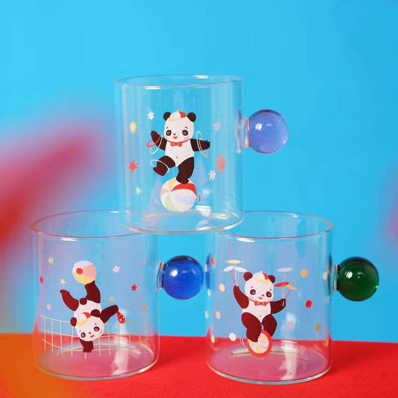 雜技連環 80s復古昭和 禮物套裝玻璃杯