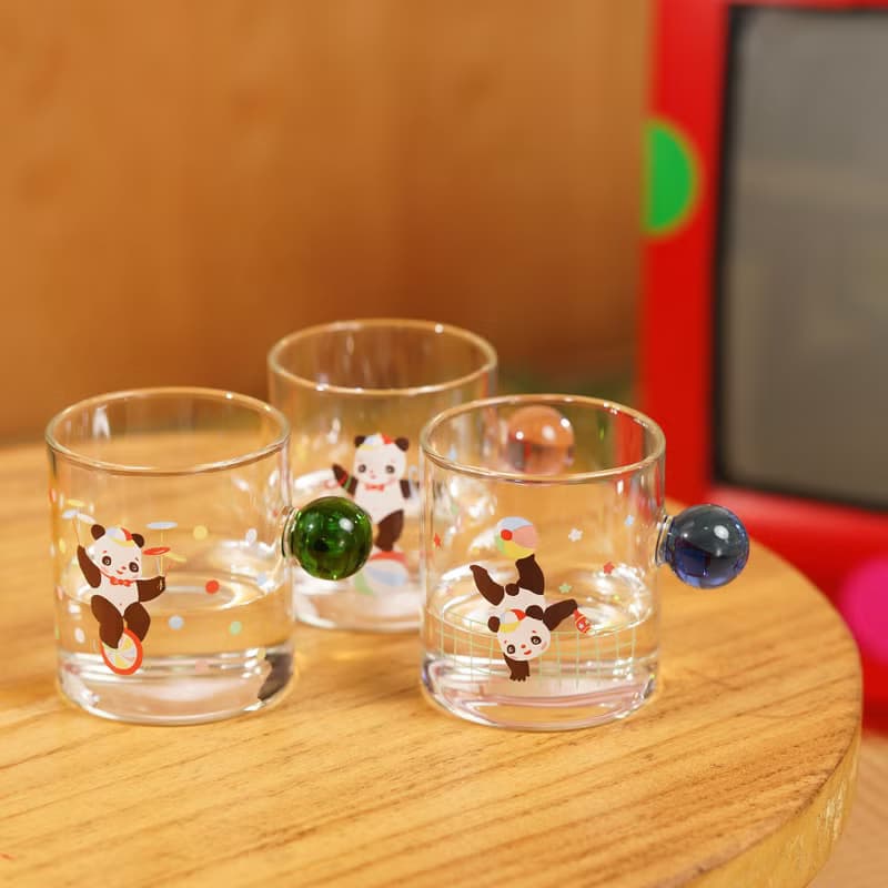 雜技連環 80s復古昭和 禮物套裝玻璃杯