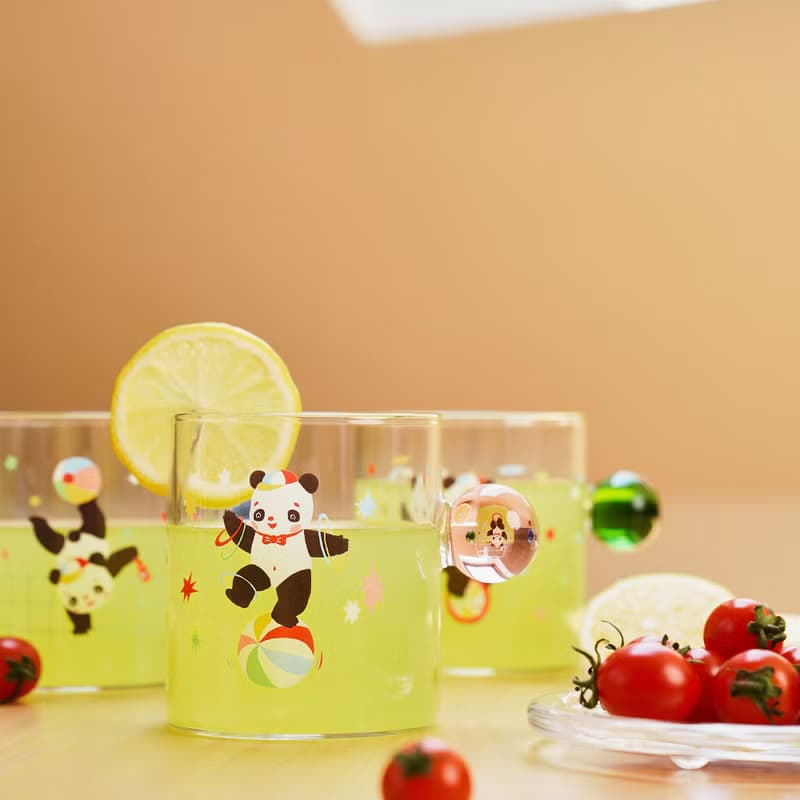 雜技連環 80s復古昭和 禮物套裝玻璃杯