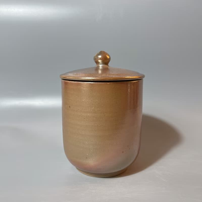 柴燒500cc有蓋馬克杯 / 啤酒杯 / 小平凡手作