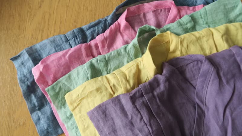 福利品 | 成長過渡調整型綁帶日式甚平兒童上衣 |  純麻 | 初芽綠