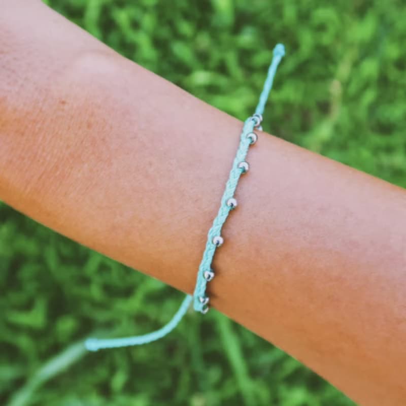 環綠藤珠珠編織衝浪手環 GREEN LEAVES BEAD