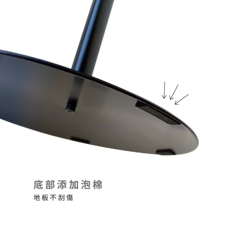 居然家居 | 圓圓邊桌 (黑色) 圓桌 咖啡桌 邊桌