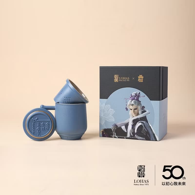【茶具禮盒】陸寶&霹靂布袋戲聯名 蓋杯 素還真 葉小釵 一頁書
