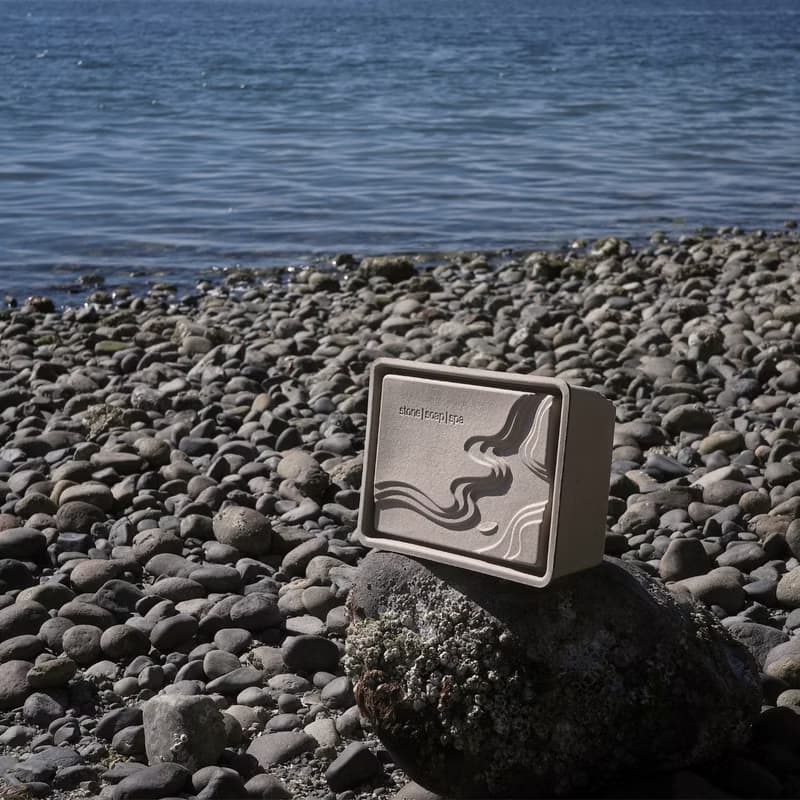 反璞歸真禮盒 鵝卵石香氛輕柔磨砂皂 果韻花香