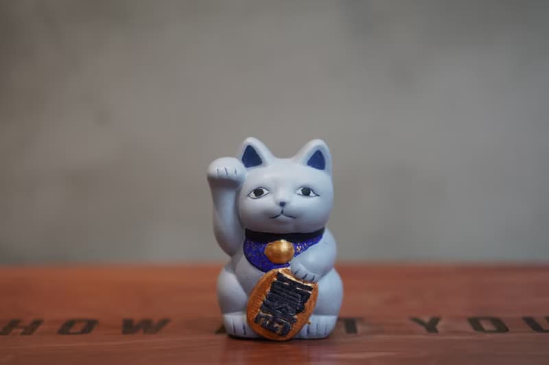 AHMLIFE 招財貓 開運 彩繪石膏擺件  原作限量商品