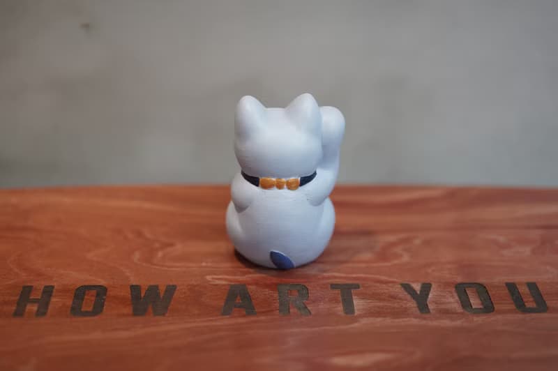 AHMLIFE 招財貓 開運 彩繪石膏擺件  原作限量商品