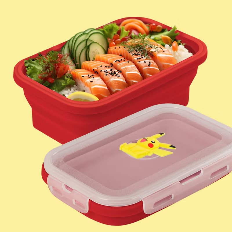 Bone 蹦克 / 寶可夢系列矽膠摺疊保鮮盒 與寶可夢一起享受用餐時!