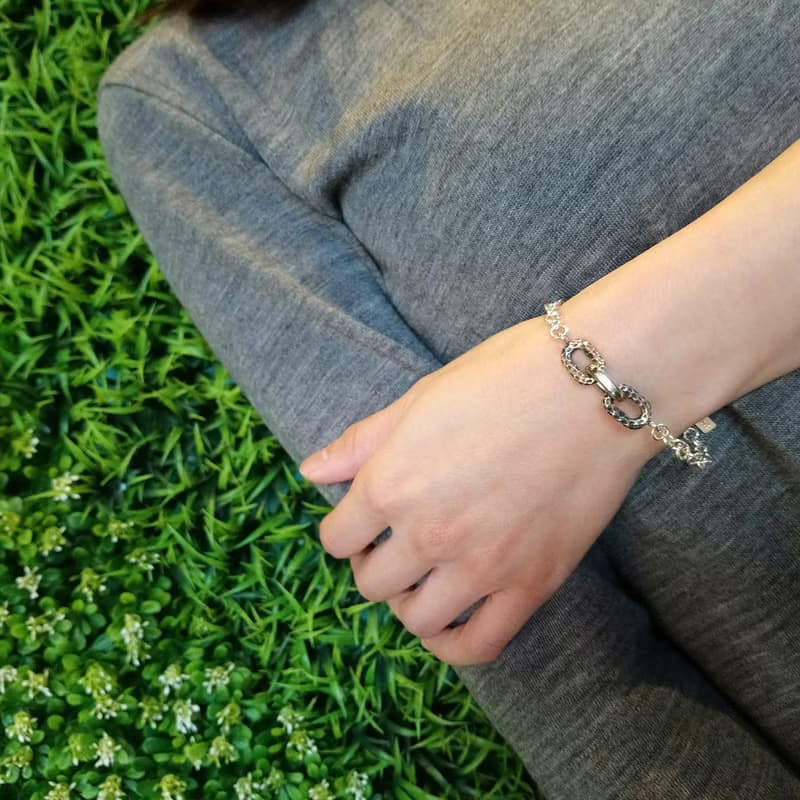 trinity a bracelet_三環a手鍊 | 925純銀 限量 設計師手作