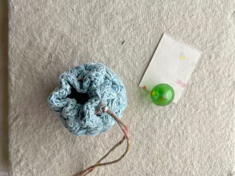 Knitting 生命之花束口御守 - 我中有你 稍高款