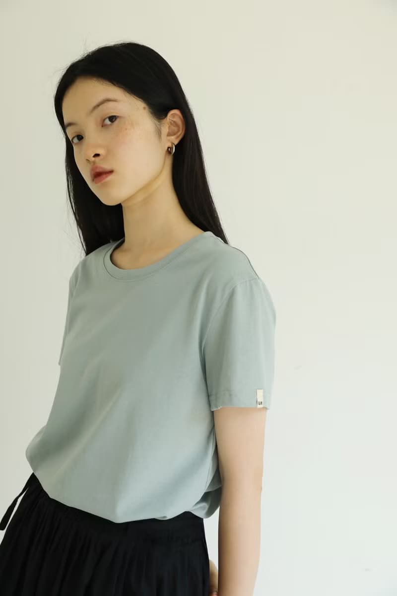 3rd 經典有機棉麻小logo tee簡約圓領套頭設計感短袖t恤女夏