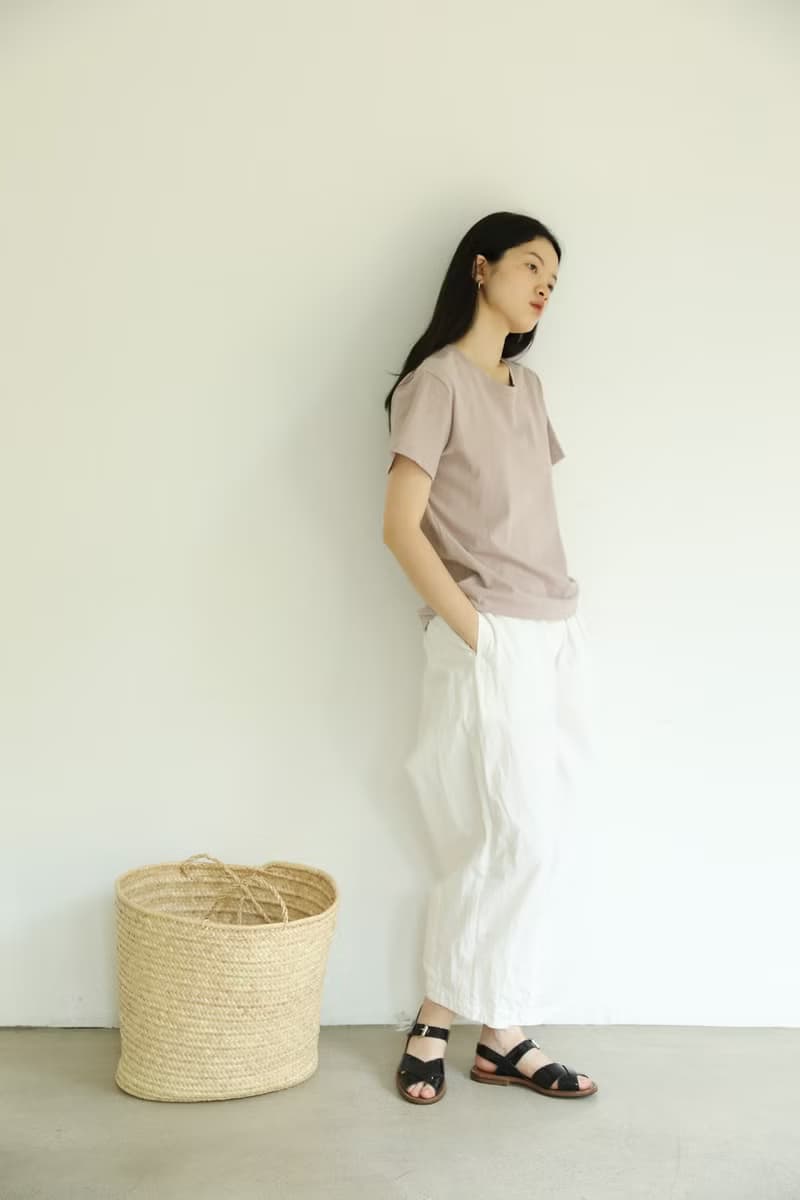 3rd 經典有機棉麻小logo tee簡約圓領套頭設計感短袖t恤女夏