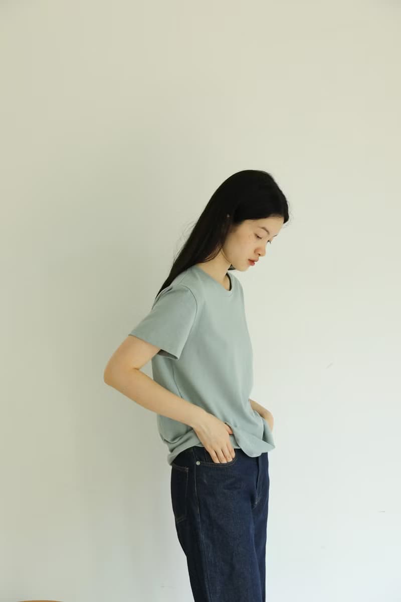 3rd 經典有機棉麻小logo tee簡約圓領套頭設計感短袖t恤女夏