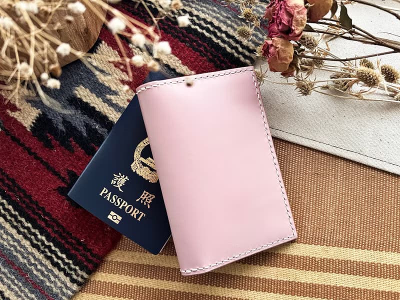 雙咭位相位護照套 好好縫 皮革DIY材料包 PASSPORT 證件套 旅行