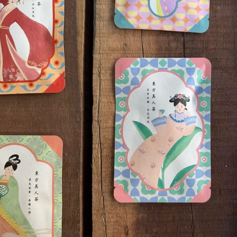 東方美人立體茶包 茶香如韻 明信片風格 (2.5gx2入/包) 台灣農林