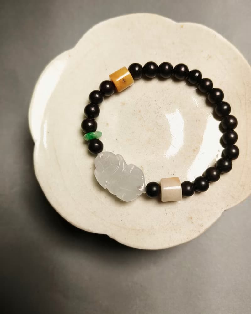 -轉念成福- 天然緬甸翡翠貔貅 本命年手鍊 招財守護 心念守玉 05