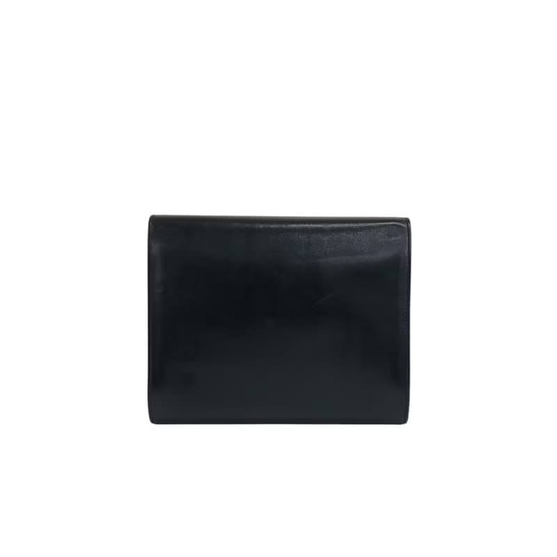 【 日本直送　名牌中古包 】CELINE セリーヌ ショルダーバッグ ブラック ブラゾン レザー vintage ヴィンテージ オールド zfryrd