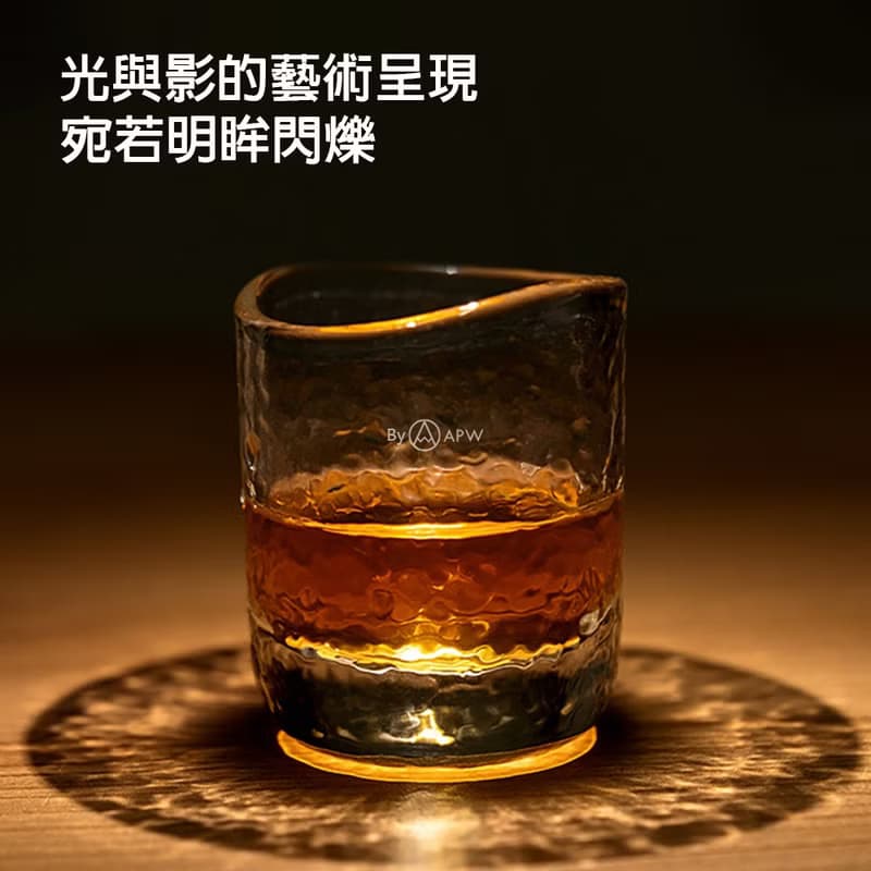 【Timemore】泰摩 錘目紋玻璃杯兩入組 耐熱玻璃 耐高溫 咖啡器具