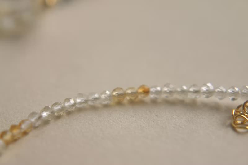 手鍊 黃水晶 瑪瑙 珍珠 - 轉變 -