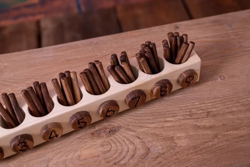 Wooden Number Sticks-2, Children's Birthday Gift, Montessori Toy