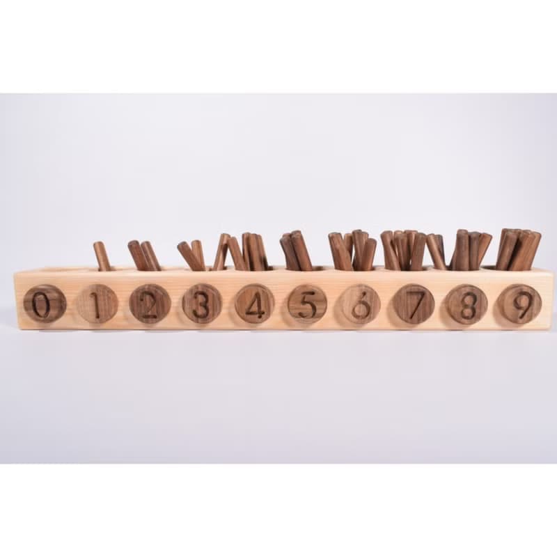 Wooden Number Sticks-2, Children's Birthday Gift, Montessori Toy
