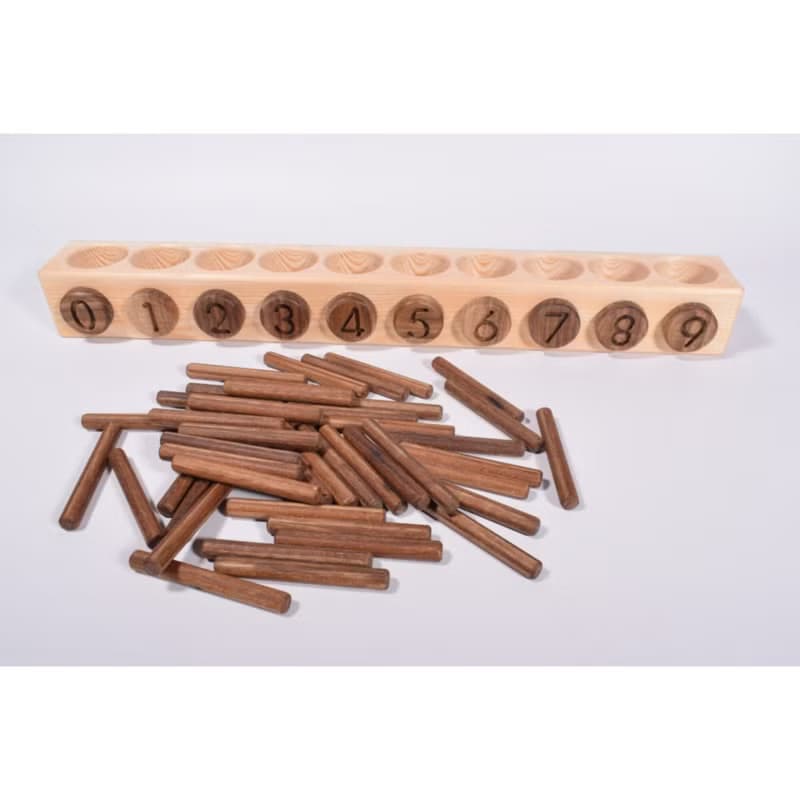 Wooden Number Sticks-2, Children's Birthday Gift, Montessori Toy