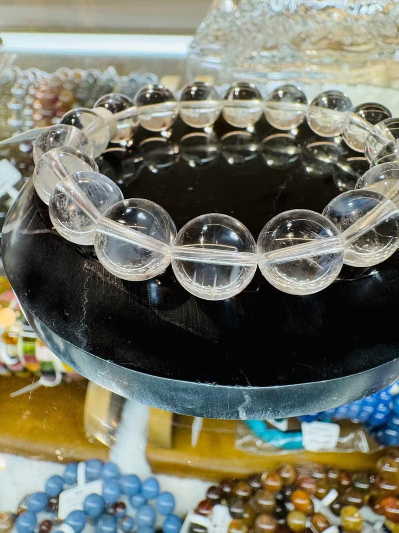 清透料高冰透體天然藍針11mm34.55g吸收自身濁氣增加個人氣場