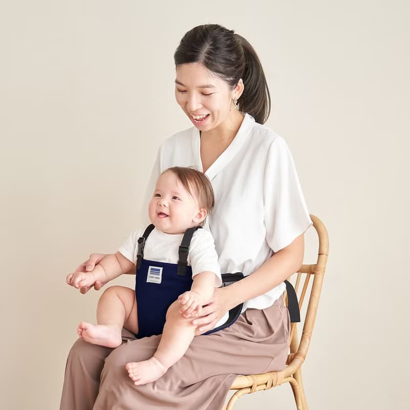 日製攜帶型座椅安全帶PLUS(黑/深藍)