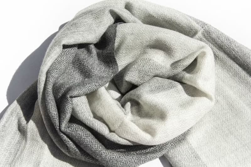 喀什米爾Cashmere 針織圍巾 純羊毛圍巾 手織圍巾 編織圍巾-希臘