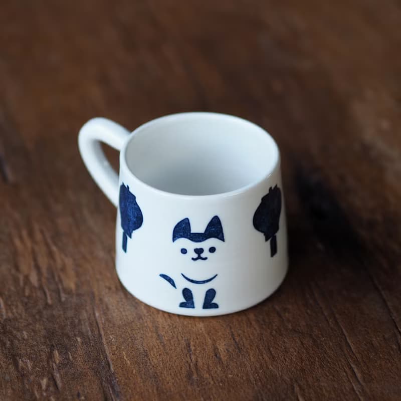 【旺財來福】迷你山形杯 260ml / 小容量咖啡杯