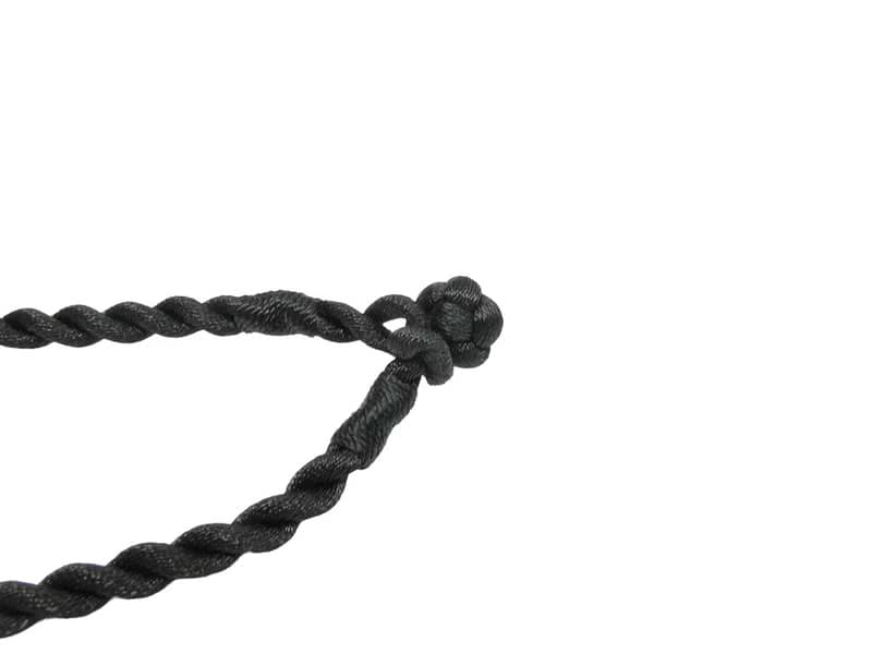 天然藍色青金石 桶鼓珠子, 13x14mm, 附送約 20 英寸黑色扭繩項