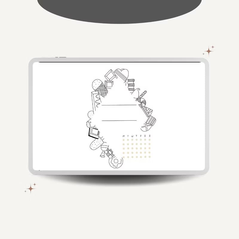 【數位】無時效電子手帳 | 苦甜巧克力月計畫