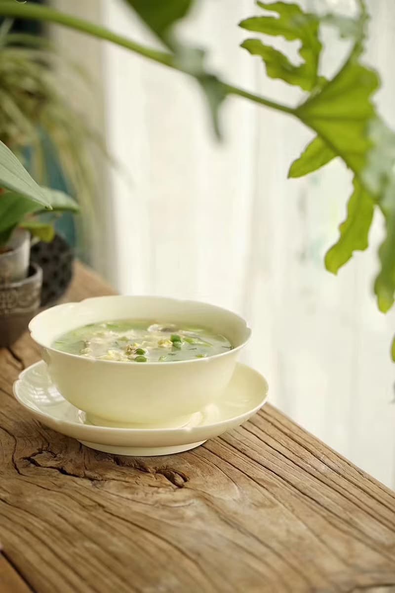 葵口飯碗 米白釉餐具 中式宋風 景德鎮白瓷