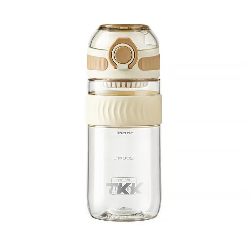 【TKK】美國進口Tritan克洛伊系列 手提式運動水壺550ML-珍珠白