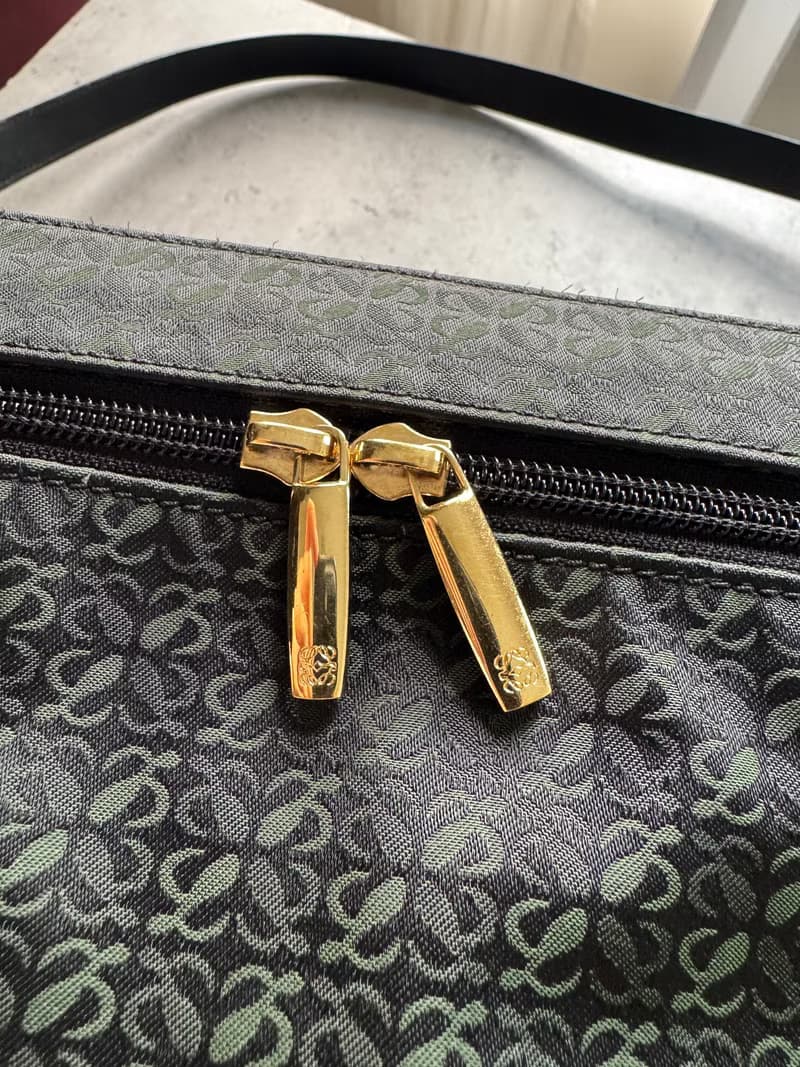 中古名牌 Loewe 羅意威 老花圖案 化妝盒手袋 化妝師工作包 手提